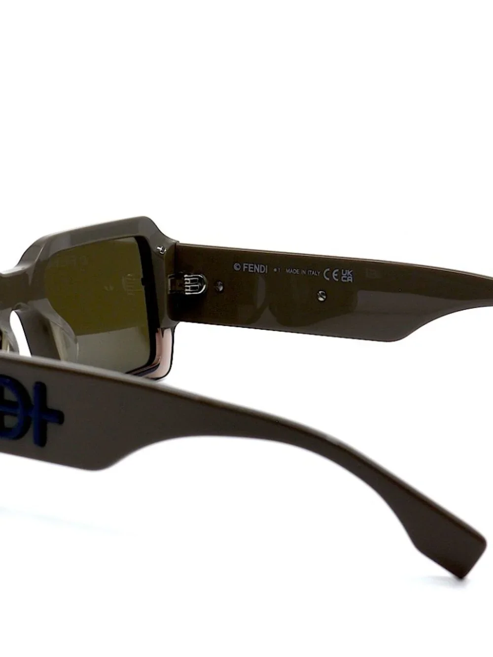 FENDI FE40073U 50E SHINYBROWN MEN'S AUTHENTIC SUNGLASSES MADE IN ITALY NEW